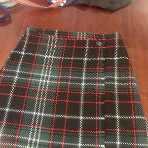 Plaid skirt